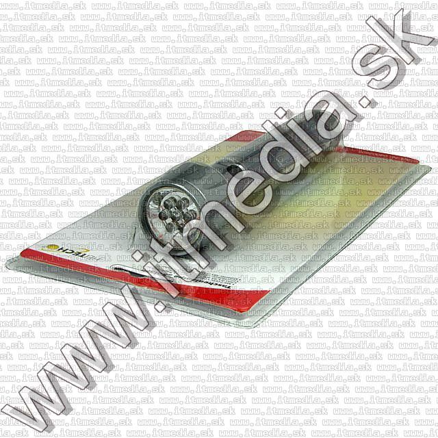 Image of Heitech 7 LED Flashlight *Solar* Metal 19cm (IT7041)